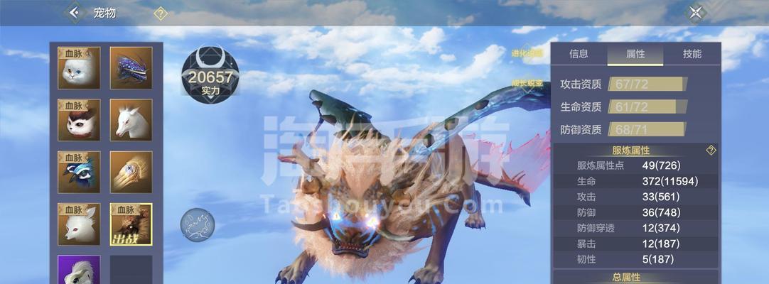 揭秘妄想山海宠物进化规律的秘密（游戏中的奇幻进化之路）